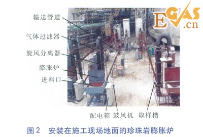 大型LNG儲罐現(xiàn)場珍珠巖膨脹填充技術